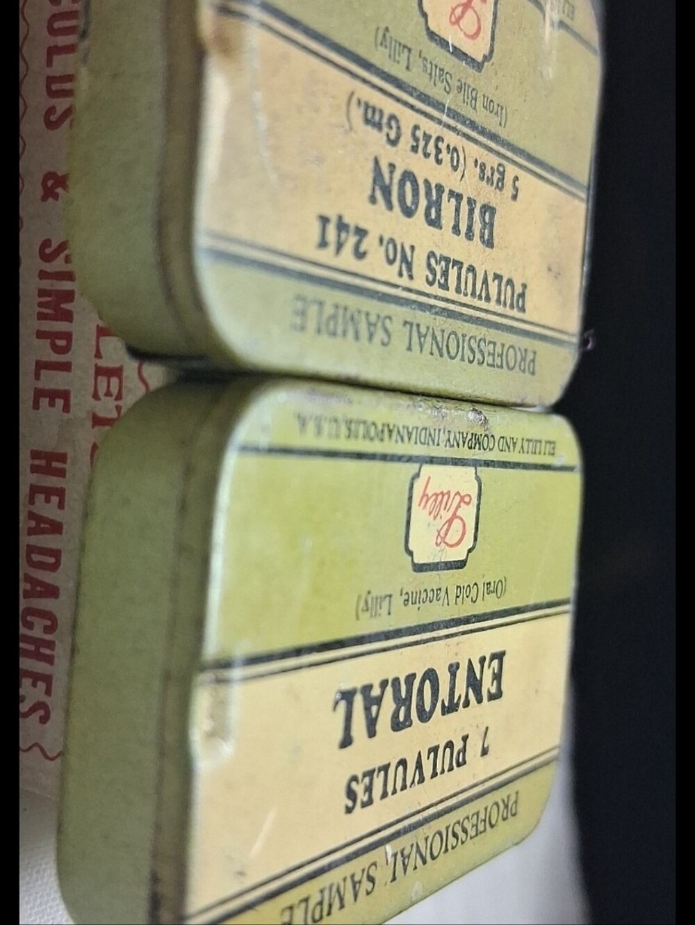 Vintage Metal Sample Containers - Picture 7 of 7
